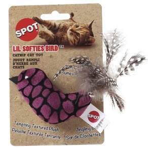 Ethical Products inc Pet Spot Lil Softis 鳥貓玩具, 1個, 隨機發貨