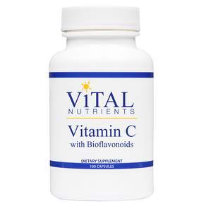 ViTAL NUTRIENTS 生物類黃酮維他命C膠囊, 1個, 100 件