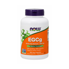 now EGCg綠茶萃取素食膠囊 400mg, 1罐, 180顆