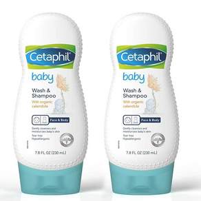 Cetaphil 舒特膚 多合一洗髮沐浴露, 2瓶, 230ml