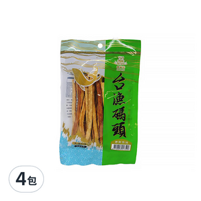 吉米吉 台漁碼頭 烤鮮魚絲, 40g, 4包