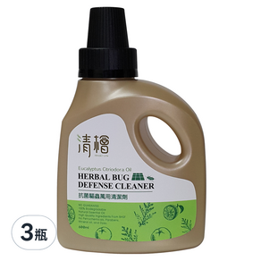 Hinoki Life 清檜 抗菌驅蟲萬用清潔劑, 600ml, 3瓶