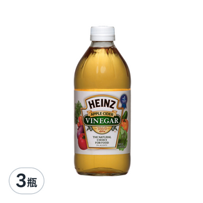 Heinz 亨氏 蘋果醋, 473ml, 3瓶