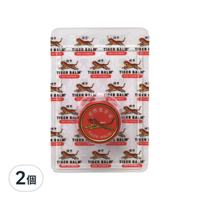 TIGER BALM 虎標 萬金油軟膏 紅 2歲以上, 4g, 2個