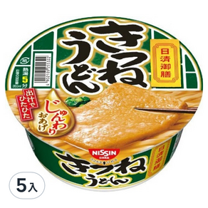 NISSIN 日清 御膳豆皮烏龍麵, 75g, 5入