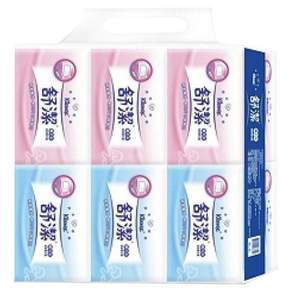 Kleenex 舒潔 抽取式衛生紙 輕巧包, 6包, 1袋