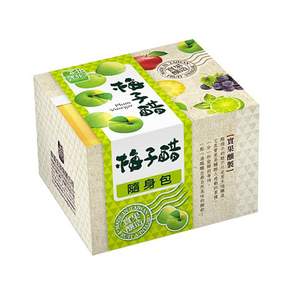 醋桶子 果醋隨身包 梅子醋 10包, 330ml, 1盒