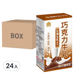 義美 巧克力牛乳, 125ml, 24入