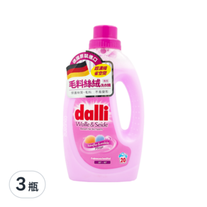 dalli 達麗 洗衣精 毛料絲絨, 1.1L, 3瓶