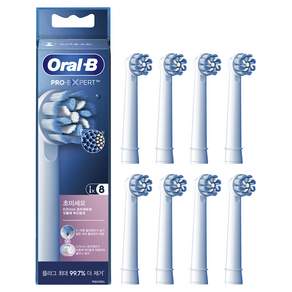 Oral-B 歐樂B Pro Expert多動向交叉刷頭組 白色, 8個, EB60X8