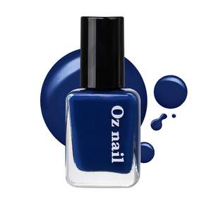 Oz nail Shine Mood指甲油, 8ml, 24. 晚藍色, 1個