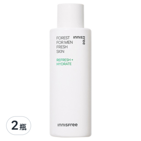 INNISFREE 綠樹林風男士清爽保濕化妝水, 180ml, 2瓶