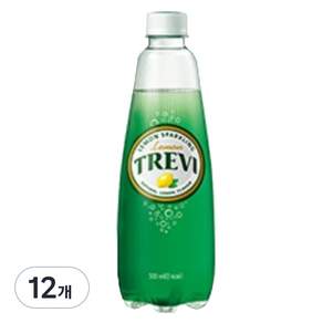TREVI 氣泡水 檸檬風味, 12瓶, 500ml