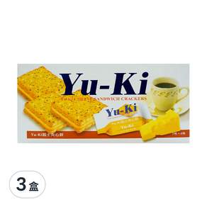 Yu-Ki 起士夾心餅 8入, 150g, 3盒