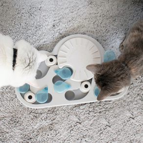 Nina Ottosson 貓用藏食嗅覺訓練益智碗 39.5*24*3.5cm, 混色, 1個