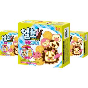 HAITAI 海太 DIY巧克力風味餅乾 動物造型系列, 單品, 3盒