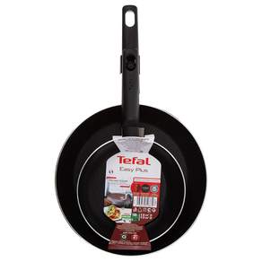 Tefal 特福 Easy Plus系列 平底不沾鍋兩件組, 20cm+28cm, 混色, 1組