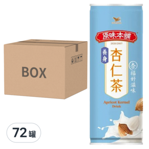 統一 原味本舖 養身杏仁茶, 240ml, 72罐