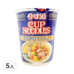 CUP NOODLE 合味道 海鮮味杯麵 71g, 5入