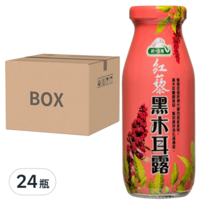 統一生機 紅藜黑木耳露, 200ml, 24瓶