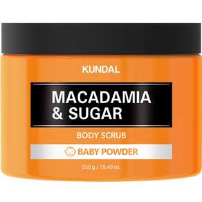 KUNDAL 昆黛爾 澳洲堅果 細砂糖磨砂膏 Baby Powder, 550g, 1罐