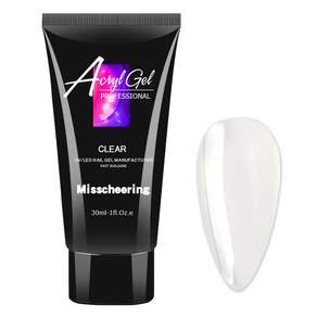 Misscheering 美甲延甲膠 30ml, CLEAR, 1條