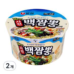 Nongshim 農心 碗裝非油炸四川辣海鮮白炒碼麵, 2個