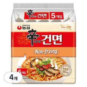 Nongshim 農心 韓國境內版 非油炸辛拉麵, 20包