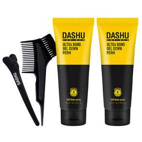 DASHU 男士專用軟化直髮膏組, 100ml, 2條