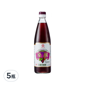 工研 益壽多桑椹健康酢, 590ml, 5瓶