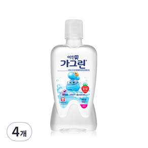 Gargling 兒童漱口水 6歲以上, 草莓味, 380ml, 4瓶