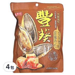 盛香珍 豐葵香瓜子 焦糖風味, 150g, 4包