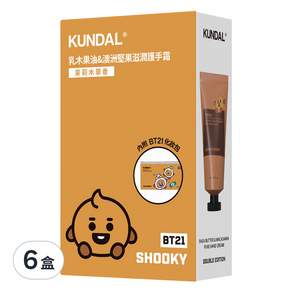 KUNDAL 昆黛爾 BT21 護手霜 茉莉木草香 2入, 100ml, 6組