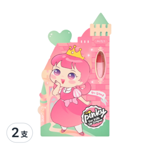 i'm pinky 兒童唇膏筆, 02 Cutie Pink, 2.5g, 2支