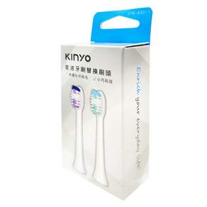 Kinyo 音波電動牙刷替換刷頭 2個, ETB-830-1, 1盒