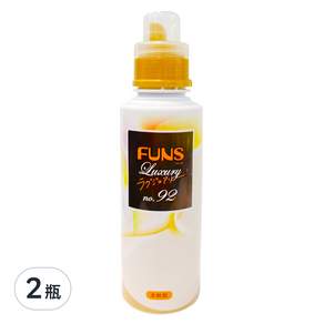 第一石鹼 FUNS Luxury 奢華衣物柔軟精 白玫瑰麝香, 600ml, 2瓶