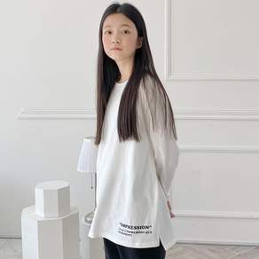 Jenny Kids 女童長袖印花分層 T恤