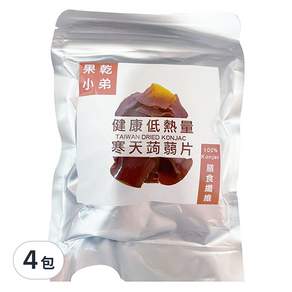 果乾小弟 寒天蒟蒻片, 75g, 4包