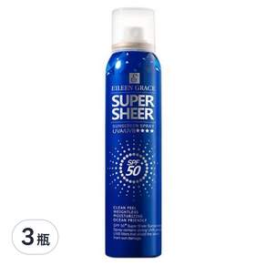 EILEEN GRACE 妍霓絲 SPF50清爽沁涼防曬噴霧, 180ml, 3瓶