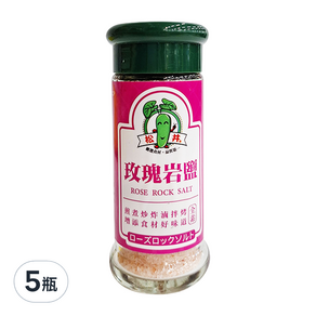 松井 玫瑰岩鹽, 60g, 5瓶