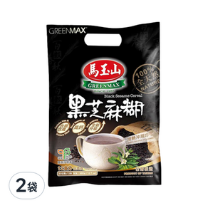 馬玉山 黑芝麻糊 全素 12包, 360g, 2袋