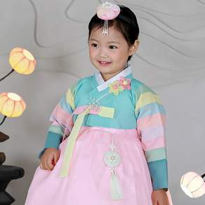 HARANG HANBOK 女童款韓服套裝+福囊 隨機出貨