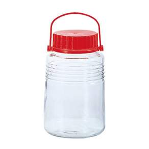 ADERIA 手提式玻璃瓶, 4L, 1個
