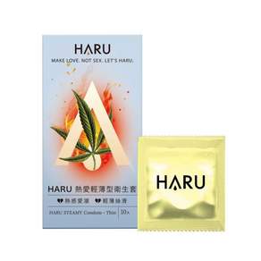 台灣 HARU STEAMY THIN 熱愛輕薄型衛生套 闊度53mm, 10個, 1盒