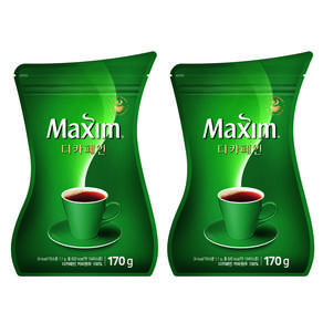 Maxim 麥心 低咖啡因咖啡補充包, 170g, 1包, 2包