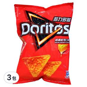 Doritos 多力多滋 玉米片 超濃起司, 84g, 3包