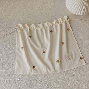 ChezBebe 汽車刺繡圖案遮陽罩, Shagomi Embroidered (Ivory), 1入