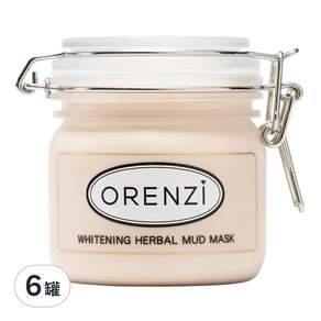 ORENZI 歐倫琪 草本美白泥膜 150g, 6罐