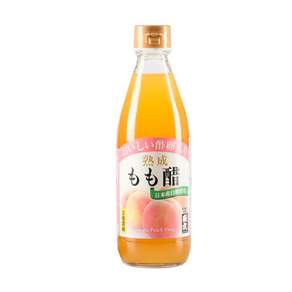 MORIBUN 森文釀造 白桃風味果醋飲料 3倍濃縮, 360ml, 1瓶