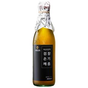 低溫壓榨黑芝麻香油, 1個, 350ml